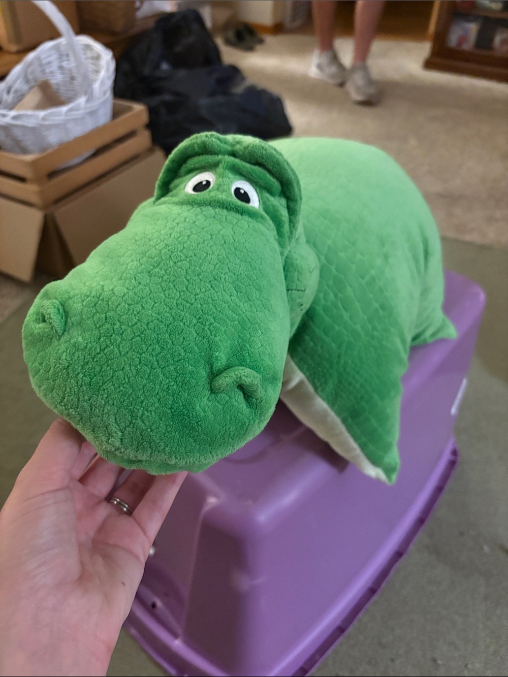 Toy Story Rex Trex Green Plush Pillowpet Disney